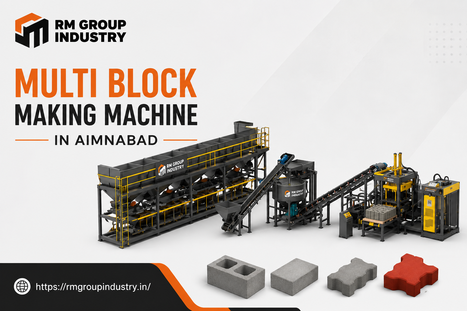 Multi Block Making Machine in Aimnabad by RM Group Industry