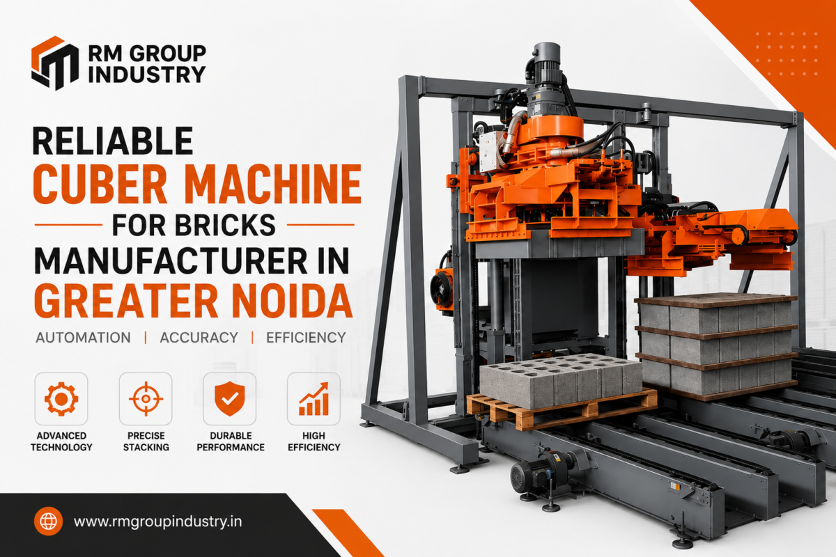 Cuber Machine for Bricks Manufacturer by RM Group Industry in Greater Noida